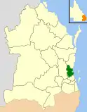 Ville de la baie Moreton