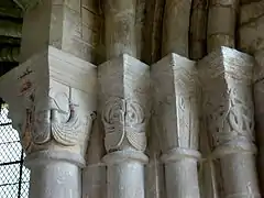 Chapiteaux de la 3e&nbsp;travée.