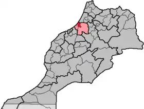 Localisation de Préfecture de Salé