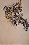 Windrush, textile imprimé (1881-1883).