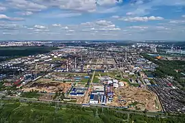 Raffinerie à Kapotnia dans la partie sud-est de Moscou.