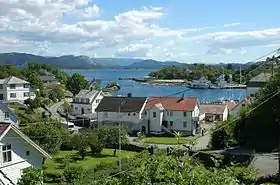 Vue de Mosterhamn sur Moster