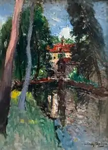 Antony Damien,Moulin Moret sur Loing.