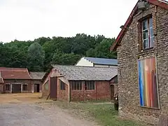Cour intérieure du Moulin à couleurs.