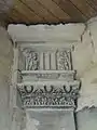 Pilastre à l'intérieur du rez-de-chaussée.