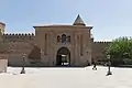 Mtskhéta: le portail d'entrée de la cathédrale de Svétitskhovéli.