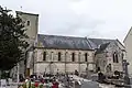 Mur sud de l'église.