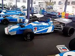 Vue générale des monoplaces.