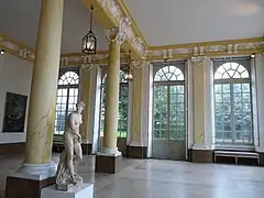 Entrée principale du musée, dite péristyle XVIIIe siècle du musée, vue actuelle.