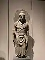 Bodhisattva. Gandhara, IIe – IIIe&nbsp;siècle. Schiste, H. 102 cm. Musée d'art asiatique de Berlin
