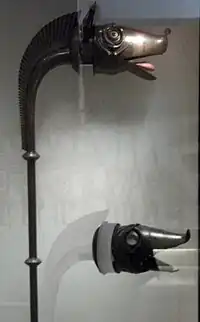 Carnyx de Deskford en Écosse, National Museum of Scotland.