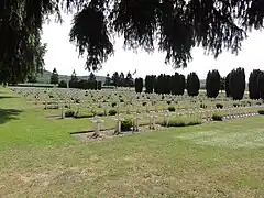 Nécropole nationale de Soupir, section française.