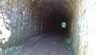 Tunnel de la batterie du Néron.