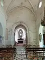 Nef, vue vers l'est.