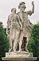 Statue de Brutus et Lucrèce, dans les jardins du château de Schönbrunn, Ignaz Franz Platzer, 1773-1780
