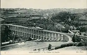 Le viaduc au début du XXe&nbsp;siècle