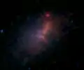 Image construite à partir des données en infrarouge captées par le télescope spatial Spitzer