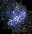 NGC 346 dans le Petit Nuage de Magellan. (NASA, ESA, and A.Nota (STScl))