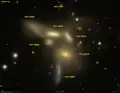 Position des galaxies PGC selon le professeur Seligman