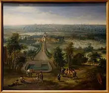 La drève Sainte-Anne au 18e siècle