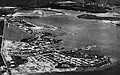 Vue aérienne de la station navale de Coco Solo en 1941.