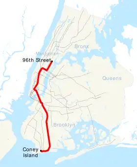 Tracé de la ligne