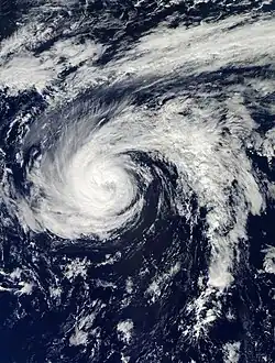Nadine le 30 septembre à 15&nbsp;h&nbsp;35&nbsp;UTC.