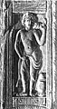 Bas-relief, ruines du palais de Nagarjunakonda.