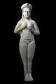 Femme, terre cuite (1300-1100 av. J.-C.), trouvée à Suse par Mecquenem (musée du Louvre)