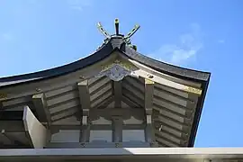 Fronton d'un des sanctuaires annexes