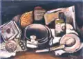Nature morte à l’encrier, 1924, huile sur toile, 33&nbsp;×&nbsp;46&nbsp;cm, collection privée.