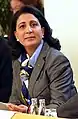 Nawal El Moutawakel, 1re&nbsp;femme arabe, africaine et musulmane à remporter une médaille d'or aux Jeux olympiques.
