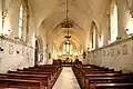 La nef de l’église Saint-Vigor.