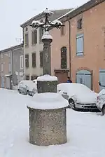 Croix de St Germain sous la neige