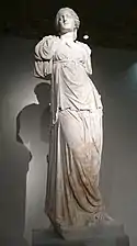 Statue colossale d'une déesse. Moyenne Égypte. Mi-IIe&nbsp;siècle de notre ère.