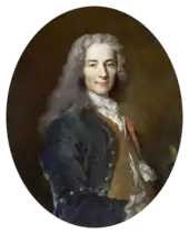 Portrait de Voltaire par Nicolas de Largillierre (vers 1724-1725)