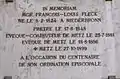 Plaque commémorative à l'église Saint-Martin de Niederbronn.