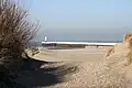 L'estacade vue des dunes