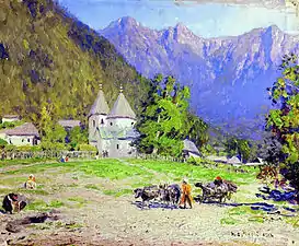 Krasnaïa Poliana. 1912.Musée des beaux-arts de Kalouga.