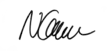 Signature de Nimet Baş