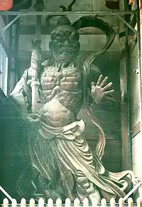 Un des deux Ni-ô du Tōdai-ji à Nara.