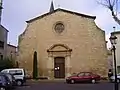 La façade de l'église, début de XVIIIe&nbsp;siècle.