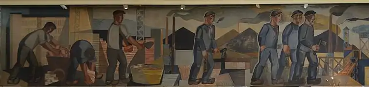 Peinture murale, restaurée en 2023 grâce à un financement participatif.