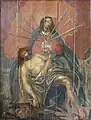 Pietà, tableau de l'église de Taisnières-sur-Hon.