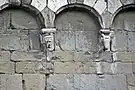 Détails de la façade nord.