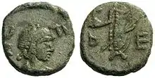 Nummus (monnaie en cuivre) de Léon&nbsp;Ier