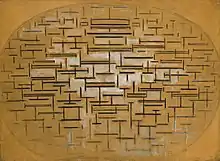 Ocean 5, 1915, fusain et gouache sur papier, 87,6&nbsp;×&nbsp;120,3&nbsp;cm, collection Peggy Guggenheim.