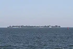 Vue de l'île.
