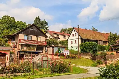 Maisons à Ohnišov.