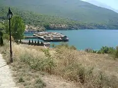 Vue depuis la route Ohrid - Saint-Naum.